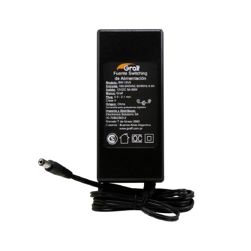 FUENTE SWITCHING 12V 5A